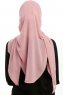Sahar - Mørk Rosa One Piece Chiffon Hijab
