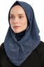 Taliah - Marineblå One Piece Hijab
