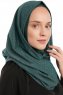 Taliah - Mørk Grønn One Piece Hijab