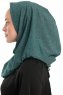 Taliah - Mørk Grønn One Piece Hijab