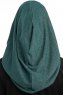 Taliah - Mørk Grønn One Piece Hijab