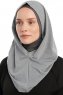 Taliah - Lysegrå One Piece Hijab