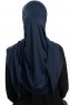 Vesile - Marineblå One-Piece Hijab