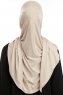 Vesile - Lys Taupe One-Piece Hijab