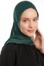 Vesile - Mørk Grønn One-Piece Hijab