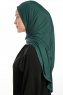 Vesile - Mørk Grønn One-Piece Hijab