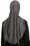 Vesile - Mørk Grå One-Piece Hijab