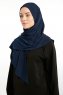 Nermin - Marineblå Sandy Scarfs Hijab