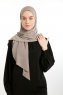 Nermin - Mørk Taupe Sandy Scarfs Hijab