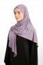Nermin - Mørk Lilla Sandy Scarfs Hijab