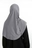 Nermin - Mørk Grå Sandy Scarfs Hijab
