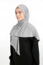 Nermin - Lysegrå Sandy Scarfs Hijab