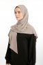 Nermin - Steingrå Sandy Scarfs Hijab