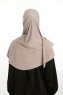 Nermin - Steingrå Sandy Scarfs Hijab