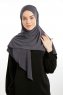 Nermin - Antrasitt Sandy Scarfs Hijab