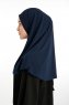 Ilay - Marineblå Sandy Turban Hijab