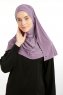 Ilay - Mørk Lilla Sandy Turban Hijab