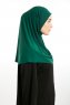 Ilay - Mørk Grønn Sandy Turban Hijab