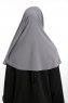 Ilay - Mørk Grå Sandy Turban Hijab