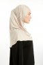 Feriha - Beige Viskose Turban Hijab