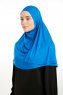 Feriha - Blå Viskose Turban Hijab