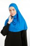 Feriha - Blå Viskose Turban Hijab