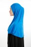 Feriha - Blå Viskose Turban Hijab