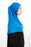 Feriha - Blå Viskose Turban Hijab
