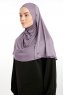 Feriha - Mørk Lilla Viskose Turban Hijab