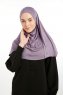 Feriha - Mørk Lilla Viskose Turban Hijab