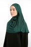 Feriha - Mørk Grønn Viskose Turban Hijab