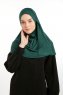 Feriha - Mørk Grønn Viskose Turban Hijab