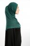 Feriha - Mørk Grønn Viskose Turban Hijab
