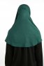 Feriha - Mørk Grønn Viskose Turban Hijab