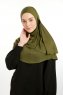 Feriha - Khaki Viskose Turban Hijab
