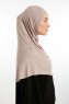 Feriha - Steingrå Viskose Turban Hijab