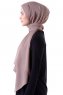 Hadise - Taupe Chiffon Hijab