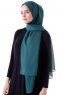 Hadise - Mørk Grønn Chiffon Hijab