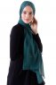 Hadise - Mørk Grønn Chiffon Hijab
