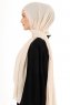 Esra - Beige Chiffon Hijab