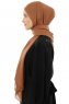 Esra - Lysebrun Chiffon Hijab