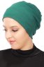 Stella - Mørk Grønn Bomull Turban