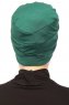 Stella - Mørk Grønn Bomull Turban
