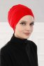 Stella - Rød Bomull Turban