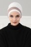 Elsa - Creme & Taupe Bomull Turban