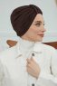Laura - Brun Bomull Turban