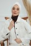 Laura - Creme Bomull Turban
