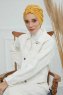 Laura - Sennepsgul Bomull Turban
