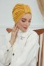 Laura - Sennepsgul Bomull Turban