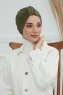 Laura - KhakiBomull Turban
